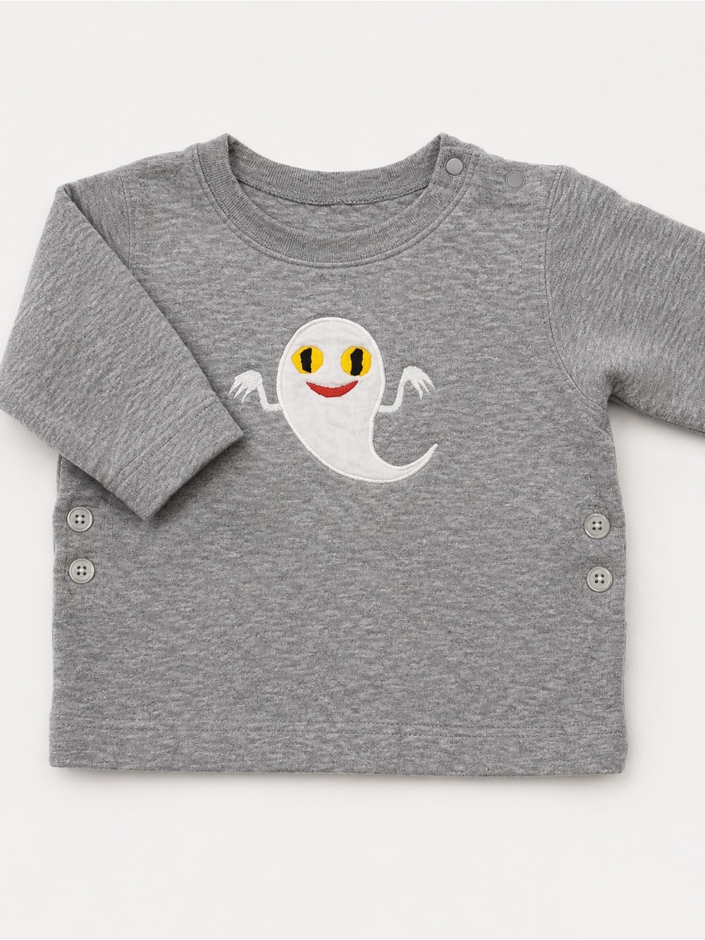 Uniqlo Baby Grey Pullover with Ghost Tag Graphic